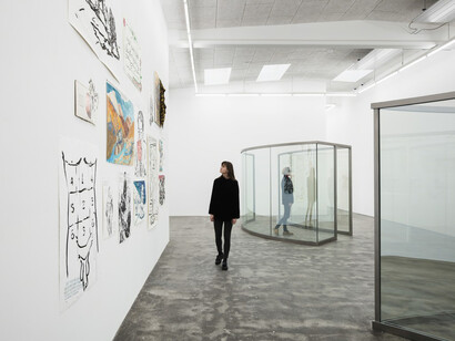 Raymond Pettibon, A Selection by Dan Graham (2018). Courtesy of Galleri Nicolai Wallner and the artist, Courtesy Regen Projects, Los Angeles and David Zwirner, New York. Photo: Anders Sune Berg