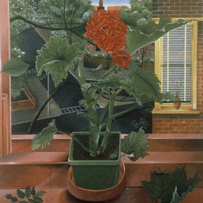 Robert Paul Saphier, Willing Subject, Tempera on Panel, 18" x 17"