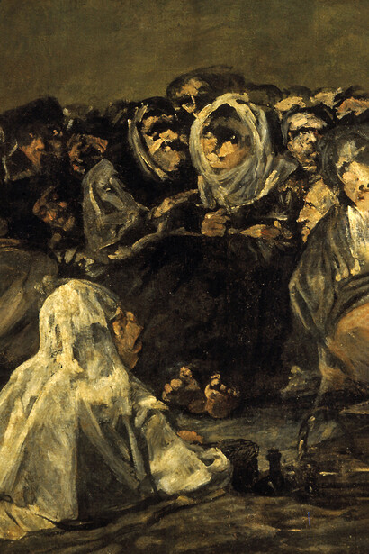 Francisco de Goya, El aquelarre (detalle), 1823