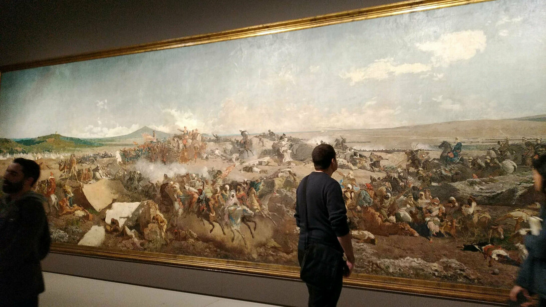 «La batalla de Tetuán» en el Museo Nacional de Cataluña