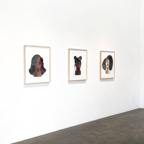 Derrick Adams, Selected editions, exhibition view. Courtesy of Leslie Sacks Gallery