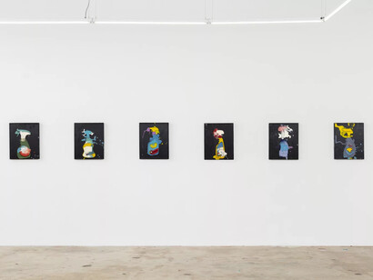 Rhys Gaetano, Cleanliness is next to godliness, exhibition view. Courtesy of Nina Johnson Gallery