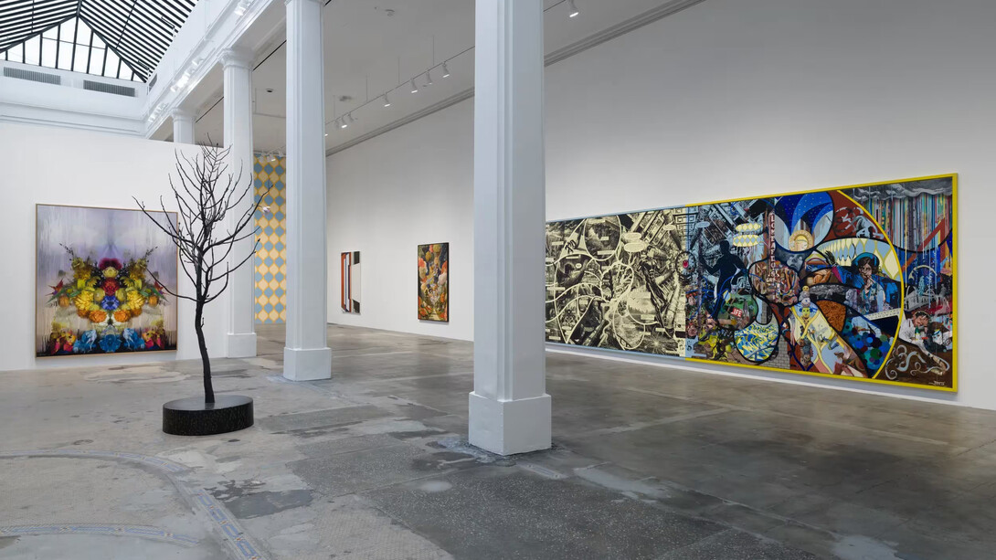 Keith Tyson, The generative universe, exhibition view. Courtesy of Hauser & Wirth Gallery