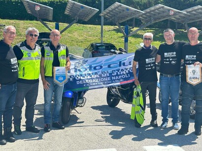 La Delegazione di Napoli del Moto Club Polizia di Stato