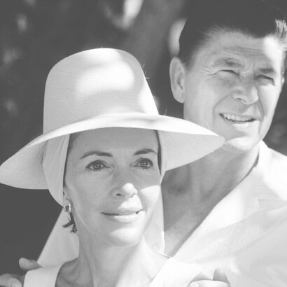Nancy y Ronald Reagan en Acapulco, México