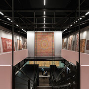 MAK permanent collection textiles and carpets, exhibition view. Courtesy of MAK