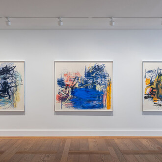 Rita Ackermann, Doubles, vue d’exposition. Avec l’aimable autorisation de la Galerie Hauser & Wirth