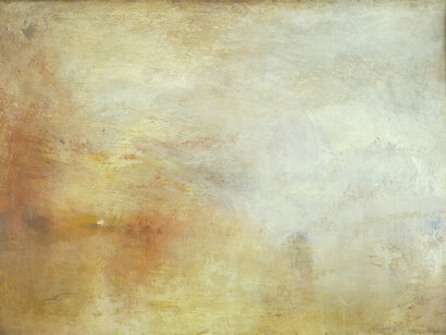 Joseph Mallord William Turner, Sun Setting over a Lake, c.1840, photo: Tate
