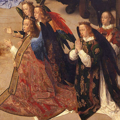 Il Trittico Portinari di Hugo van der Goes, particolare