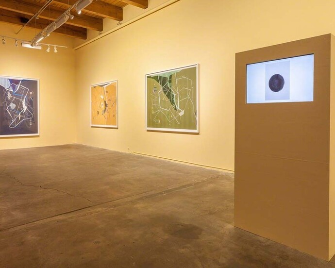 Dannielle Tegeder, Exhibition view. Courtesy of Carrie Secrist Gallery