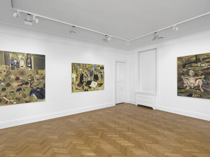 Erwin Pfrang, The ghosts ask, exhibition view. Courtesy of David Nolan Gallery