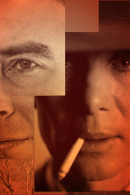 The real-life J. Robert Oppenheimer (left) and the actor Cillian Murphy (right) who played him in the movie