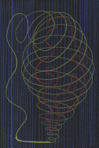 Eduardo Navarro, (breathspace), 2020. Pastel drawing on paper. Courtesy of the artist