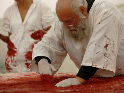 Painting Action, 2009 Photo Daniel Feyerl