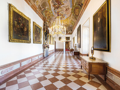 Die staatsräume der Residenz, ausstellungsansicht. Mit freundlicher genehmigung des DomQuartier Museums