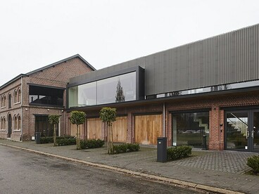 Vue d'ensemble du campus de Genk, dédié à la formation en cinéma et en arts audiovisuels