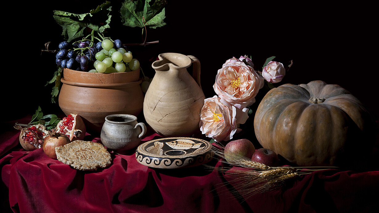 Natura morta antica, Alle origini del gusto. Il Cibo a Pompei e nell’Italia antica