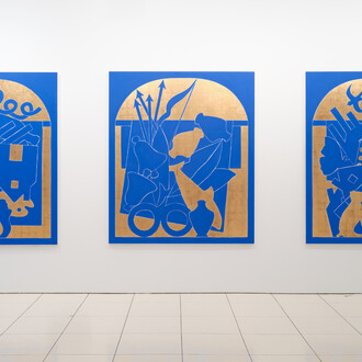 Installation view: Francesco Clemente: Angelus Novus, Artworks © Francesco Clemente; Photo by Argenis Apolinario. Courtesy the artist and Vito Schnabel Gallery