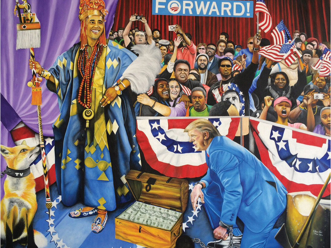 Public Vote 2014 - Painting by O Yemi Tubi - Salon 2014