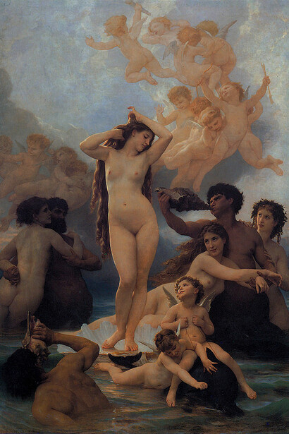 William-Adolphe Bouguereau - Nascita di Venere