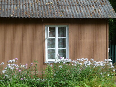 Dacia Pasternak a Peredelkino,  casetta accanto nel giardino. Ph Simonetta Sandri
