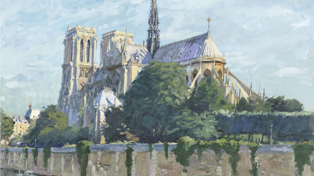 Peter Brown, Morning, Notre-Dame from Pont de l’Archeveche
