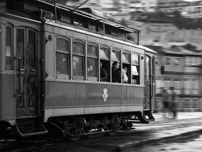 Porto, eléctrico. Fotografia Diego Charlón