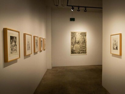 Sandow Birk and Elyse Pignolet. Courtesy of Track 16 Gallery