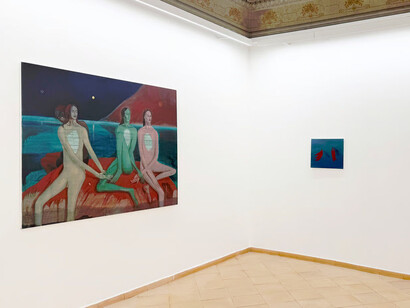 Francesca Banchelli, Abyss. When two shadows overlay do they get darker, exhibition view. Courtesy of Vistamare