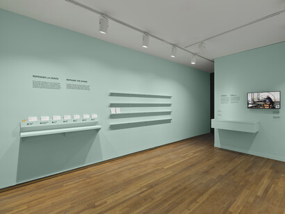 Présumées coupables. Les femmes et les sept péchés capitaux, vue d’exposition. Avec l’aimable autorisation du Musée des beaux-arts de Montréal
