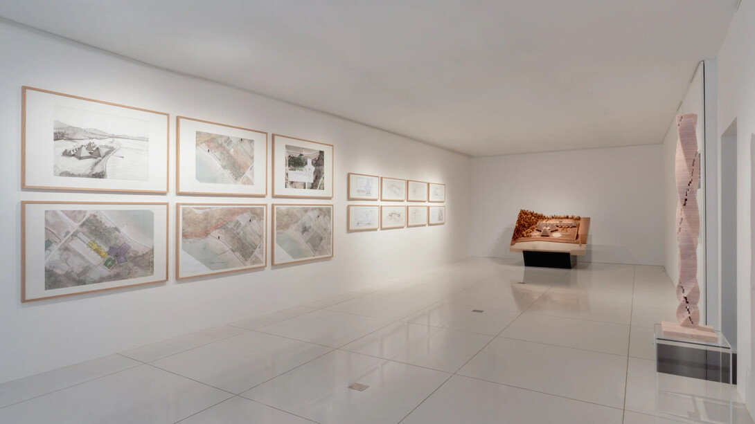 Park Eun Sun, Museo infinito - Park | Botta, exhibition view. Courtesy of Contini Art Gallery 