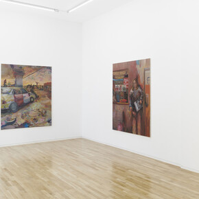 Aelita le Quément, Blutorange, exhibition view. Courtesy of Jahn und Jahn Gallery