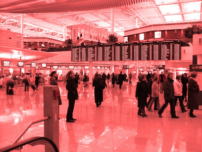 Interior del aeropuerto de Múnich