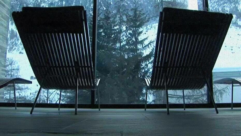 Particolare delle Terme di Vals, Svizzera