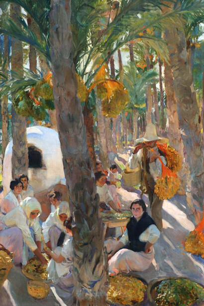 Joaquín Sorolla; Elche. El palmeral, 1918-1919