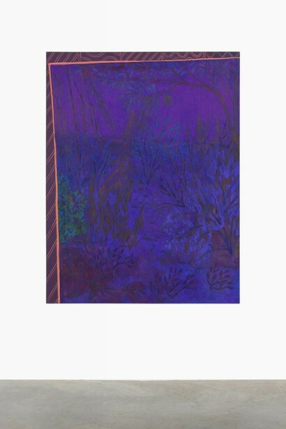 John McAllister, susurrus surrounds us, 2016 Oil on canvas 154,9 x 119,4 cm 61 x 47 inches