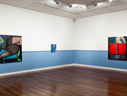 Imogen Taylor, From behind, exhibition view. Courtesy of Dunedin Public Art Gallery