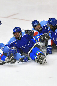 La squadra italiana di Hockey su ghiaccio