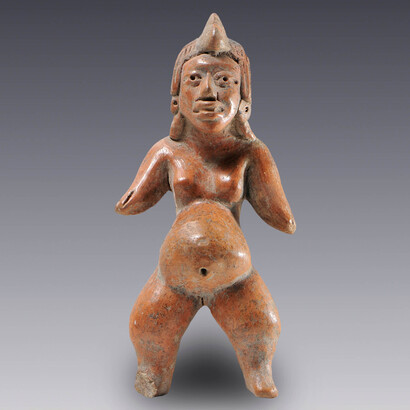 Mujer embarazada de pie, 200-900 (Museo Amparo)