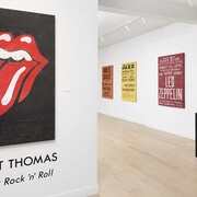Robert Thomas, It’s only rock and roll, exhibition view. Courtesy of Casterline/Goodman Gallery