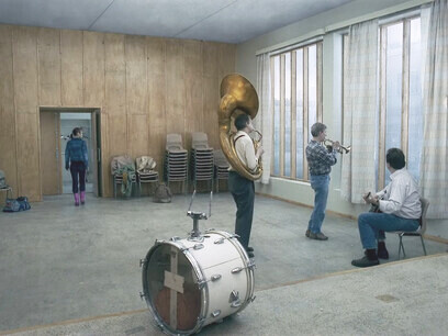 You, the Living, 2007, Roy Andersson. Visionare contenuti legati allo slow cinema significa anche riscrivere le coordinate del nostro tempo