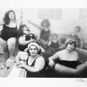 William Klein, Club Allegro Fortissimo, Paris, 1991. Platinum palladium print, printed later
56,5 x 77 cm. Edition of 20, signed in pencil on print recto, numbered in pencil on print verso. Courtesy of Fifty One Too