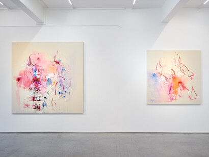 Elizabeth Abel, Metamorphosis, exhibition view. Courtesy of Ronchini Gallery
