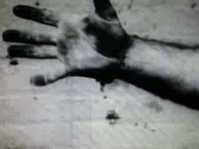 Richard Serra, Hand Catching Lead, 1968, Video, Black and white, silent, Duration: 3:02 minutes