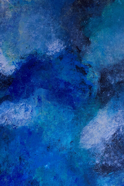 Marina Berra, Uno spicchio del mio cielo, 2015, tecnica mista su tela, 60x60 cm