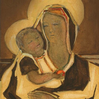 Mario Radice, Madonna, 1945 circa