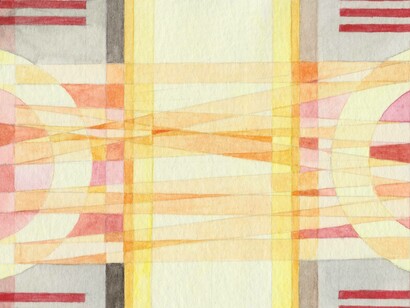 Vigil, 12 x 10cm  watercolour