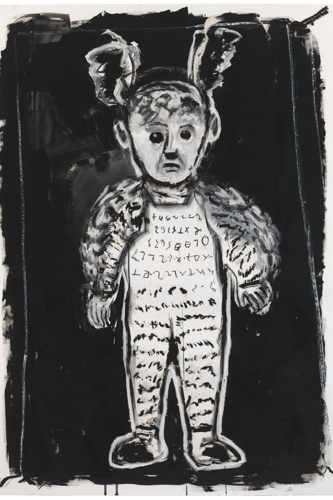 John Scott, Child, 2014, Mixed media on paper, 127 x 96.5 cm, 50 x 38 in, (AFG 53517), Courtesy of the artist and Flowers Gallery, London/New York

