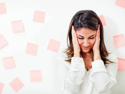 Agobiada por la presión