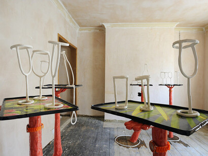 Emma Hart, Giving It All That, Folkestone Triennial, 2014. Installation view. Photo: Thierry Bal